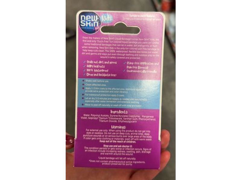 New-Skin Kids Liquid Bandage, 0.3 fl oz/10 mL