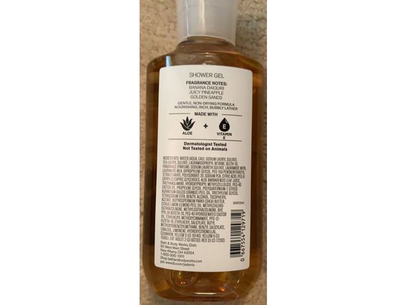 Bath & Body Works Belize Tropical Cabana Shower Gel, 10 fl oz / 295 mL