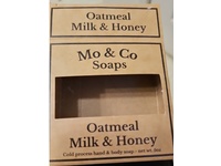 Mo & Co Soaps Hand & Body Soap, Oatmeal Milk & Honey, 5 oz, Pack Of 3 - Image 3