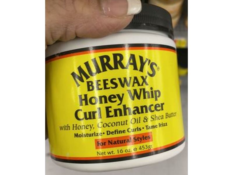 Murray's Beeswax Honey Whip Curl Enhancer, Honey, Coconut Oil & Shea Butter, 16 oz/453 g
