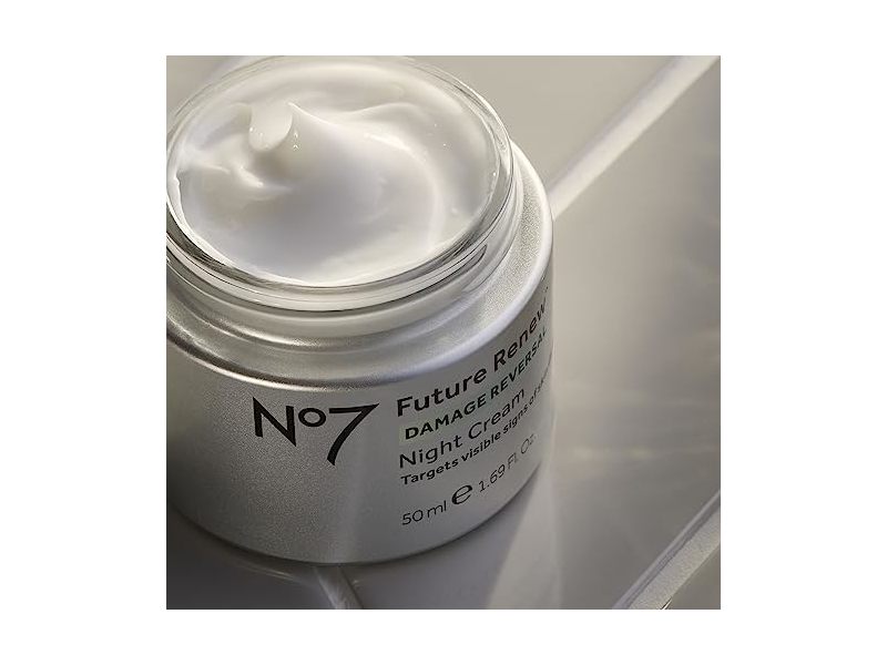 No7 Future Renew Damage Reversal Night Cream, 1.69 fl oz/50 mL