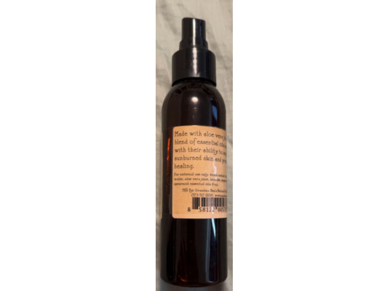 Grandma Bea's Natural Products Sunburn Relief Spray, 4 oz/118.3 mL