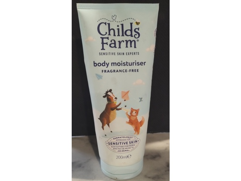 Childs Farm Body Moisturiser, Fragrance Free, 200 mL