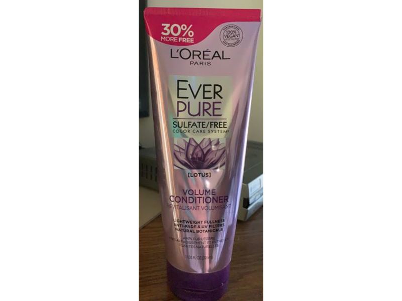 L'oreal Paris Ever Pure Volume Conditioner, 8.5 fl oz/250 mL