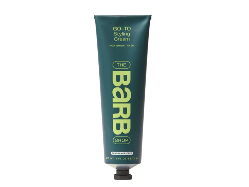 The Barb Shop Go-To Styling Cream, Fragrance-Free, 3 fl oz/88.72 mL