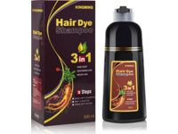 Kingming 3 In 1 Hair Dye Shampoo, C-6 Chestnut Brown, 16.9 fl oz/500 mL - thumbnail 1