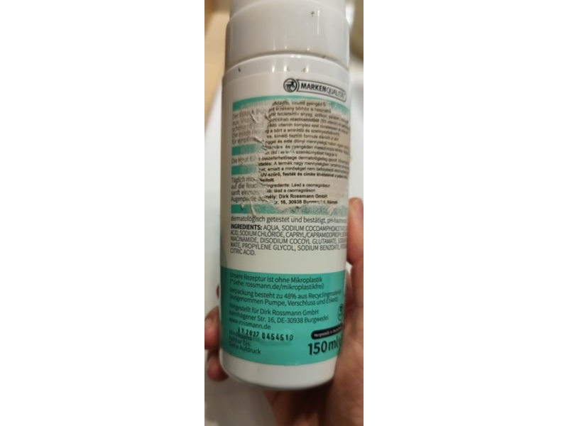 Isana Pure Cleansing Foam, 150 mL