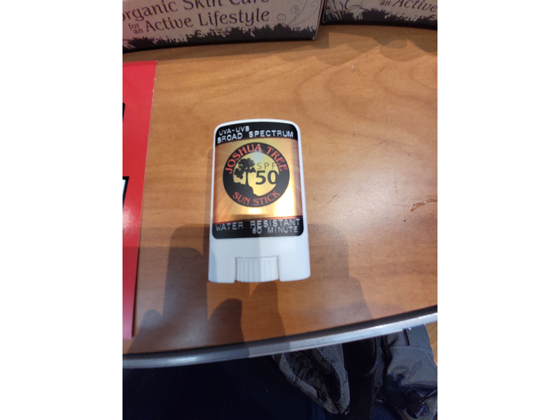 Joshua Tree Sun Stick - SPF 50 Natural Sunscreen for Exposed Faces 0.32 oz