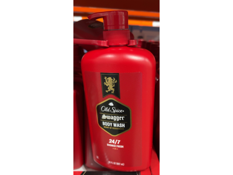 Old Spice Swagger Body Wash, Cedarwood Scent, 30 fl oz/887 mL, 2 Pack