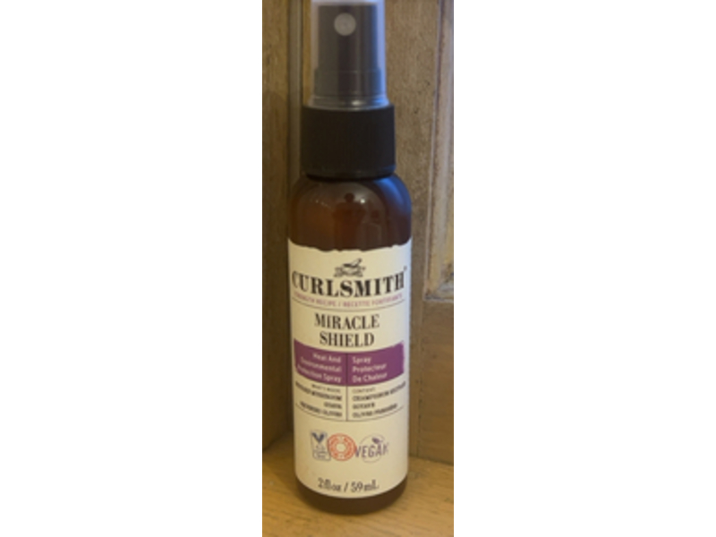 Curlsmith Miracle Shield Heat & Environmental Protection Spray, 2 fl oz/59 mL
