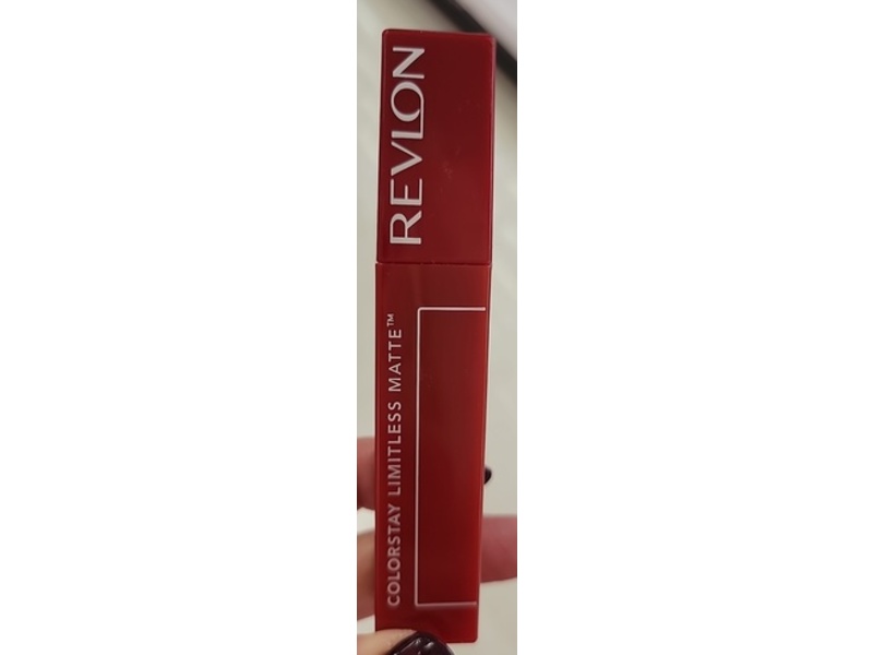 Revlon ColorStay Limitless Matte Liquid Lipstick, 011 Fire Off, 0.17 fl oz