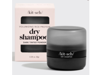 Kitsch Volumizing Rice Protein Dry Shampoo, Dark Tinted Powder, 0.28 oz/8 g - thumbnail 1