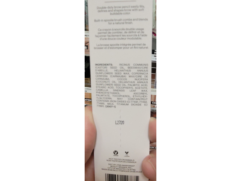 wet n wild Brow-Sessive Eyebrow Pencil, Medium Brown, 0.02 oz/7 g