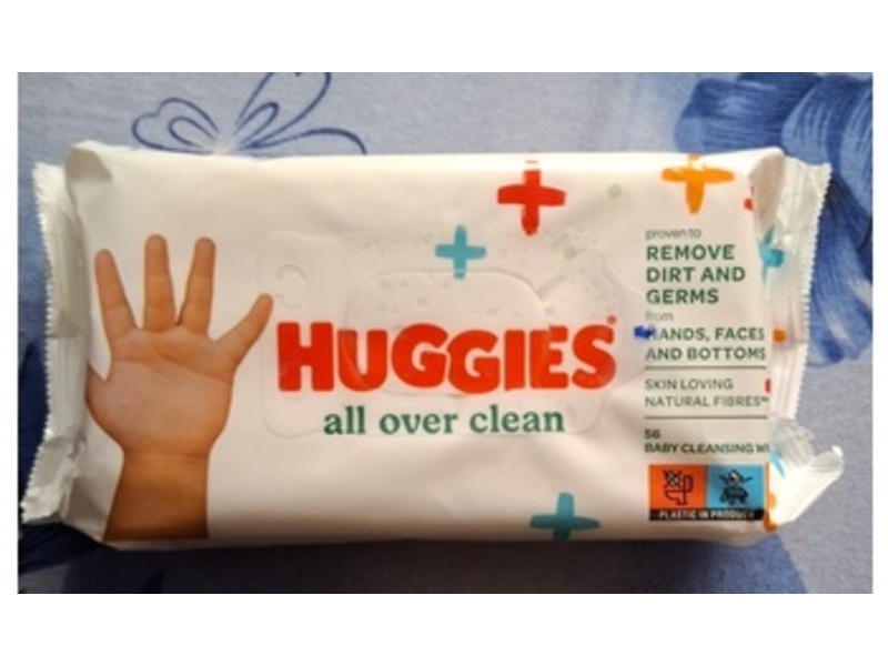 Huggies All Over Clean Baby Wipes, Count 56