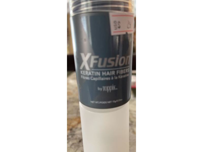 XFusion Keratin Hair Fibers, Medium Blonde, 0.53 oz/15 g