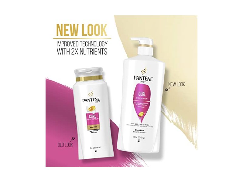 Pantene PRO-V Curl Perfection Shampoo,17.9 oz/53mL