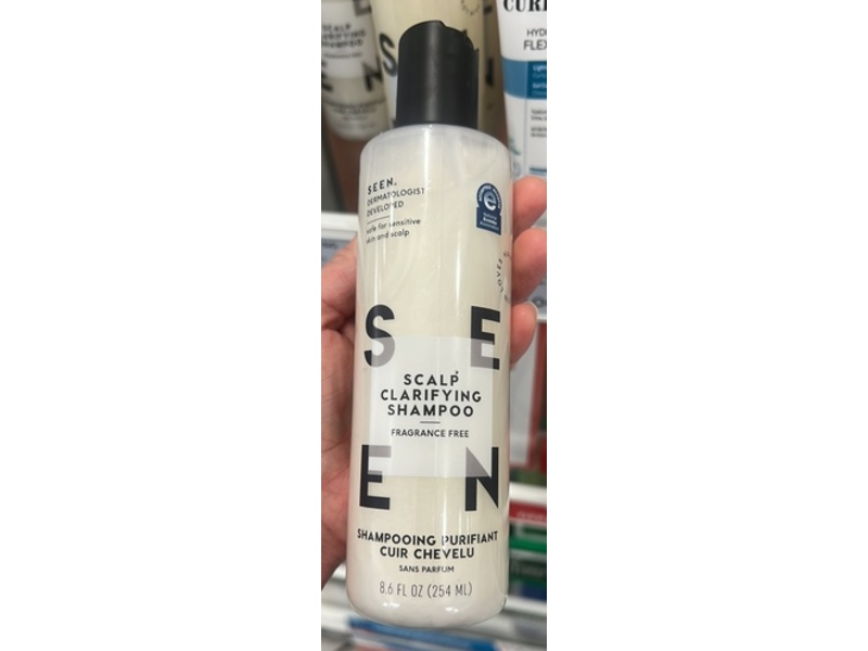 Seen Scalp Clarifying Shampoo, Fragrance Free, 8.6 fl oz/254 mL