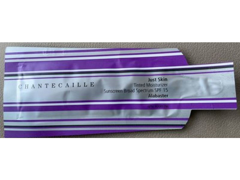 Chantecaille Just Skin Tinted Moisturizer, SPF 15, Alabaster, 0.05 fl oz/1.5 ml