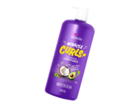 Aussie Miracle Curls Extra Moisture Conditioner, Coconut Oil + Avocado Oil, 39.9 oz/1.18 L - thumbnail 1