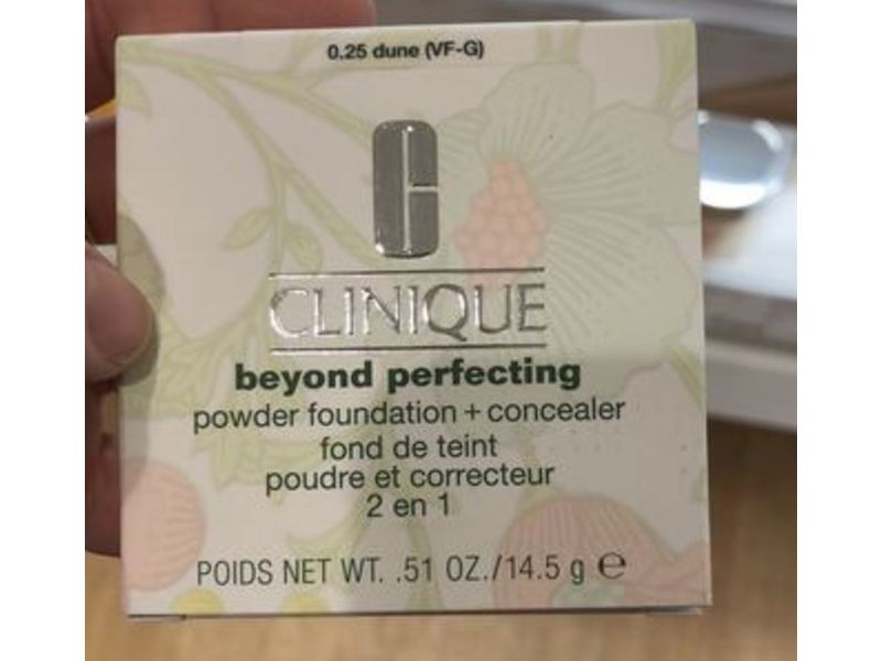 Clinique Beyond Perfecting Powder Foundation + Concealer, 0.25 Dune, 0.51 oz/14.5 g