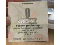 Clinique Beyond Perfecting Powder Foundation + Concealer, 0.25 Dune, 0.51 oz/14.5 g - thumbnail 2