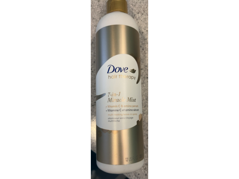 Dove Hair Therapy 7 In 1 Miracle Mist, Vitamin C & Amino Serum, 12 fl oz/355 mL