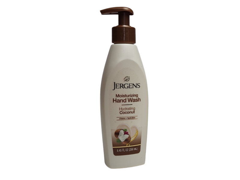 Jergens Moisturizing Hand Wash, Hydrating Coconut, 8.45 fl oz/250 mL