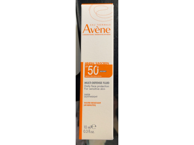 Avene Mineral Sunscreen, SPF 50+ Blue Light, 0.3 fl oz/10 mL