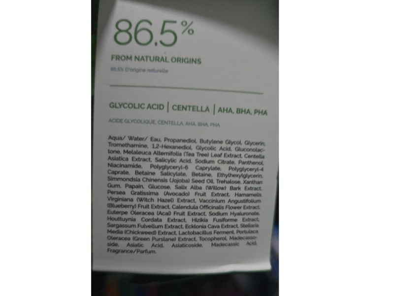 Plantifique Peeling Pads, Glycolic Acid & Centella, 4.73 fl oz/140 mL, 60 Count