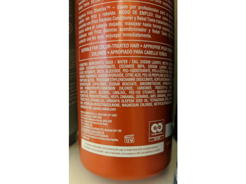 Redken Frizz Dismiss Shampoo, 33.8 fl oz/1000 mL