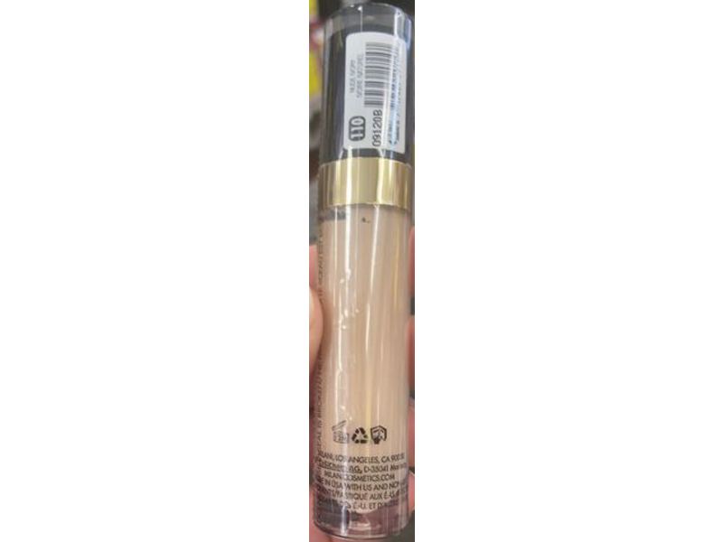 Milani Conceal + Perfect Longwear Concealer, Nude Ivory, 0.17 fl oz/5 mL