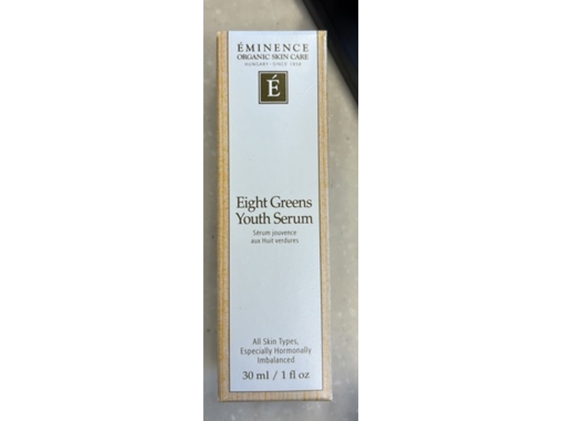 Eminence Organic Eight Greens Youth Serum, 1 fl oz/30 mL