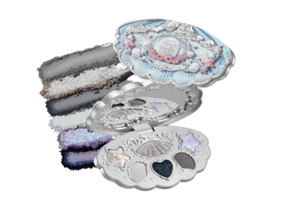 Flower Knows Shell's Jewel Collection 6-Color Makeup Palette, 03 Deep Sea, 023 oz/6.5 g