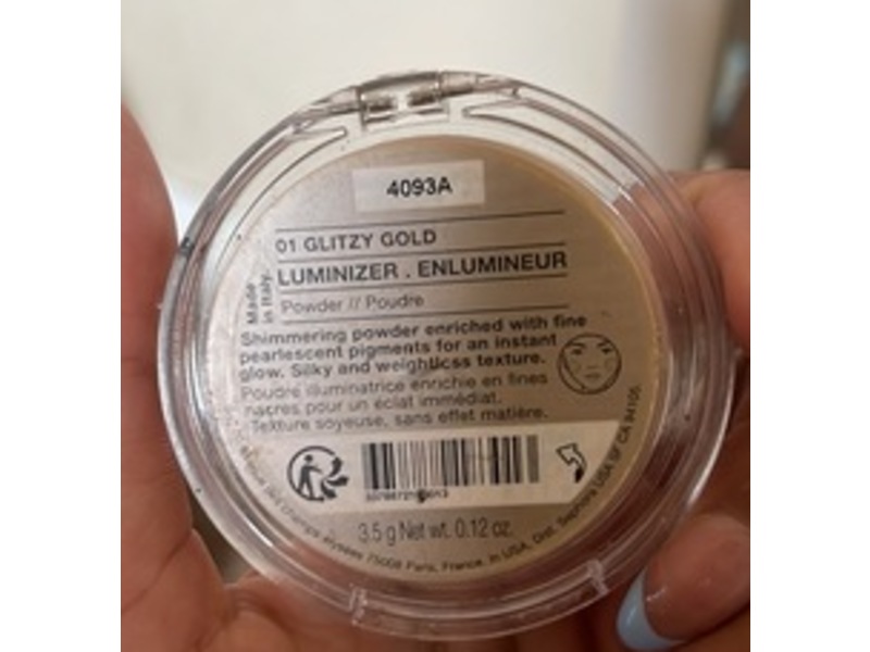 Sephora Colorful Luminizer, 01 Glitzy Gold, 0.12 oz/3.5 g