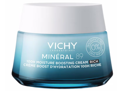Vichy Mineral 89 Moisture Boosting Cream, Fragrance Free, 15 mL