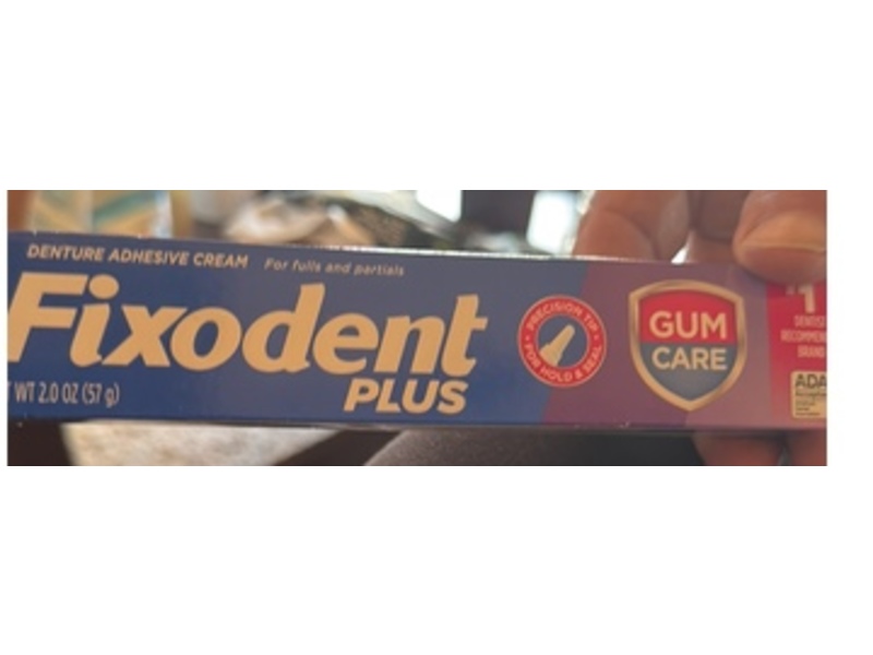 Fixodent Plus Denture Adhesive Cream, 2 oz/57 g