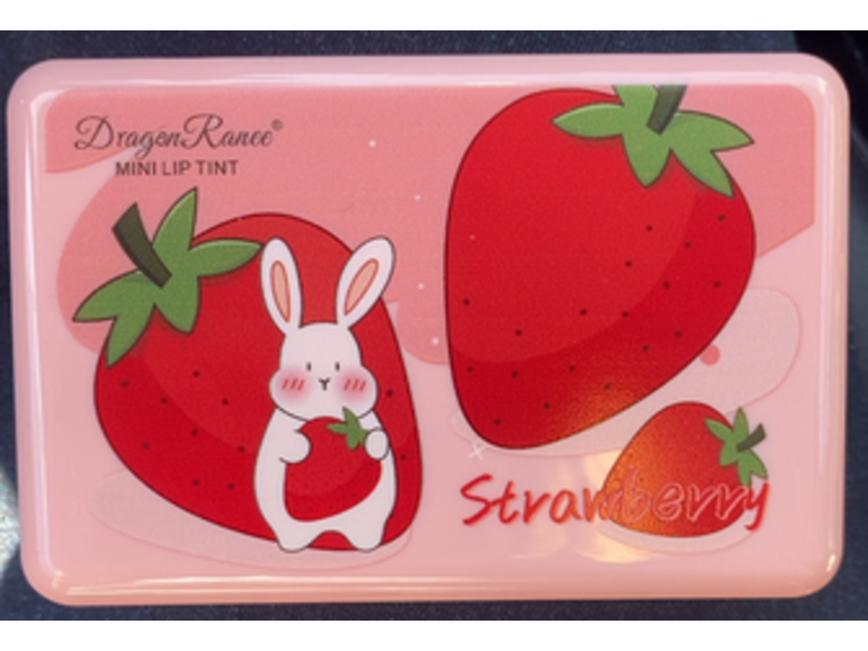Dragon Ranee Mini Lip Tint, Strawberry, 3.5 g, 6 Count