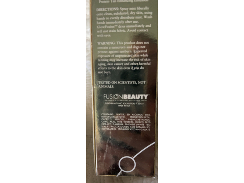 Glow Fusion Micro-Nutrient Face & Body Natural Protein Tan, Light, 5 fl oz/147.85 mL