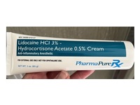 Lidocaine HCI 3% - Hydrocortisone Acetate 0.5% cream, 3 oz/85 g, Pharma PureRx (Rx) - Image 3