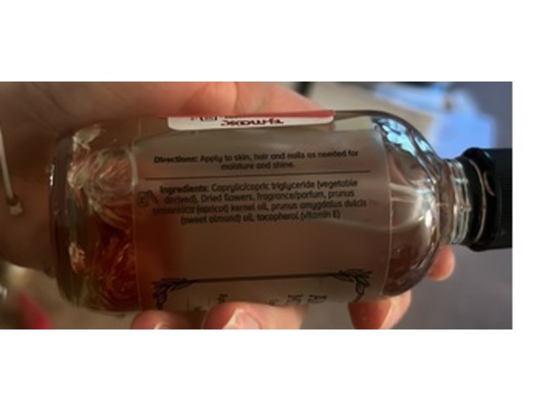 Provence Beauty Amaranth Multi-Use Hair + Nail & Body Oil, Grapefruit + Red Currant & Jasmine, 4 fl oz