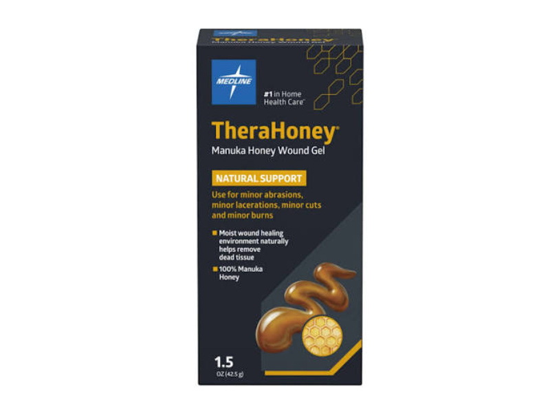 Medline TheraHoney Natural Support Wound Gel, Manuka Honey, 1.5 oz/42.5 g