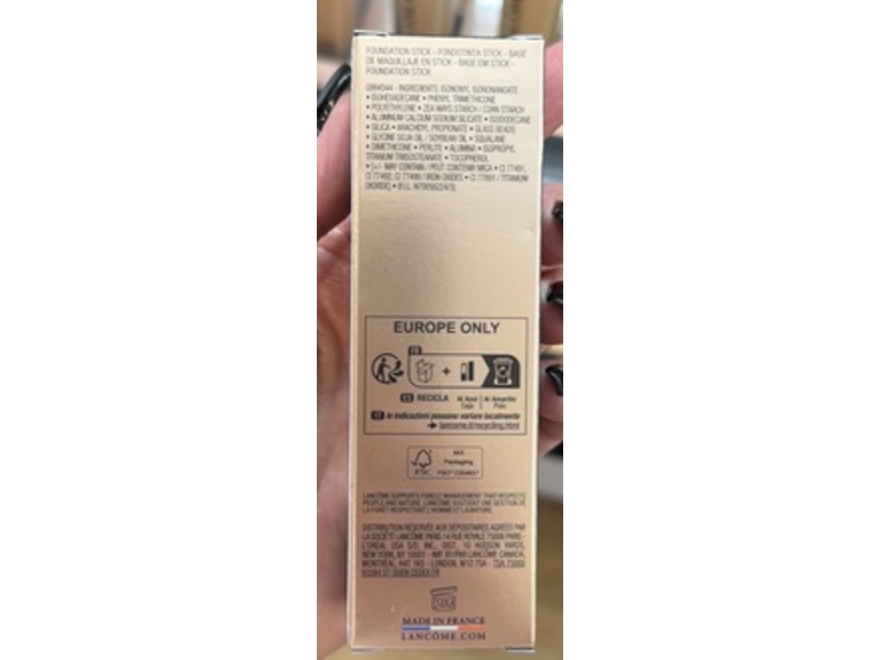 Lancome Teint Idole Ultra Wear Shape Stick, 250 Bisque W, 0.31 oz/9 g