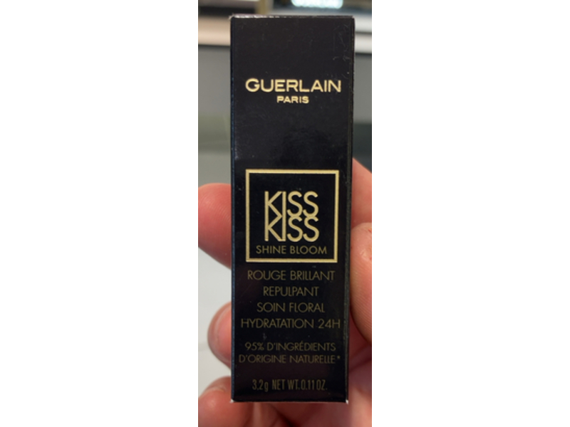 Guerlain Kiss Kiss Shine Bloom Lipstick, 519 Floral Brick, 0.11 oz/3.2 g
