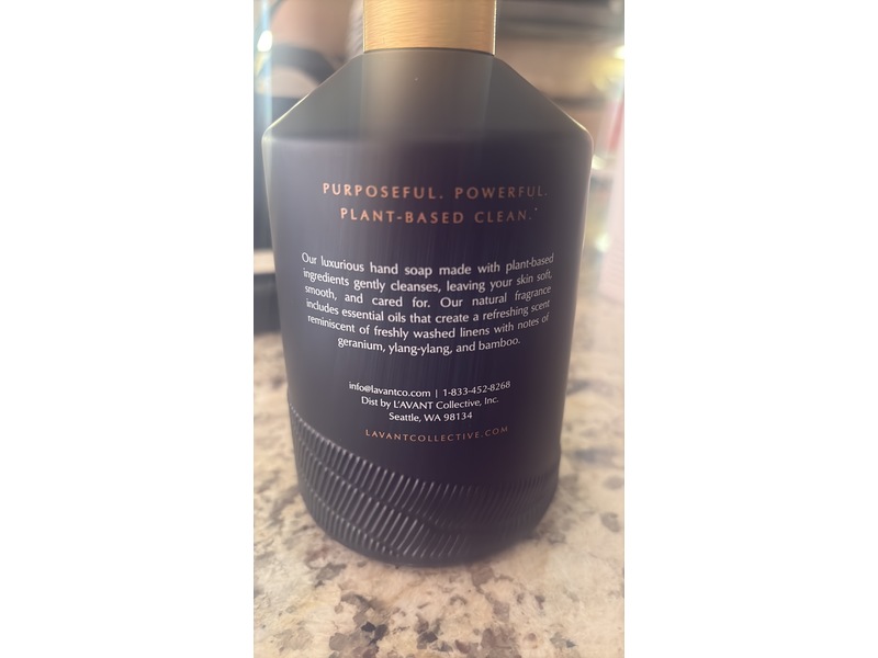 L'avant Collective Hand Lotion, Fresh Linen, 10 fl oz/295 mL