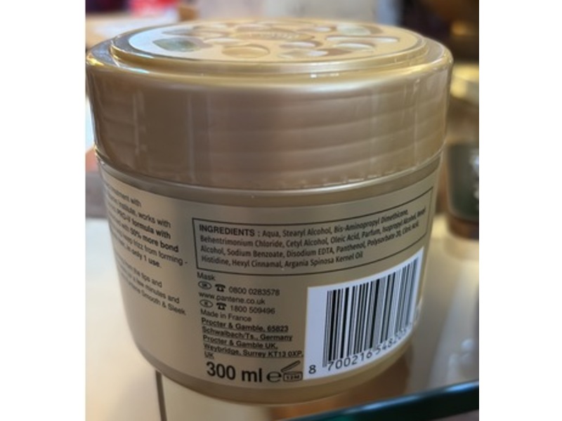 Pantene Pro-V Keratin Protect Hair Mask, Smooth & Sleek, 300 mL