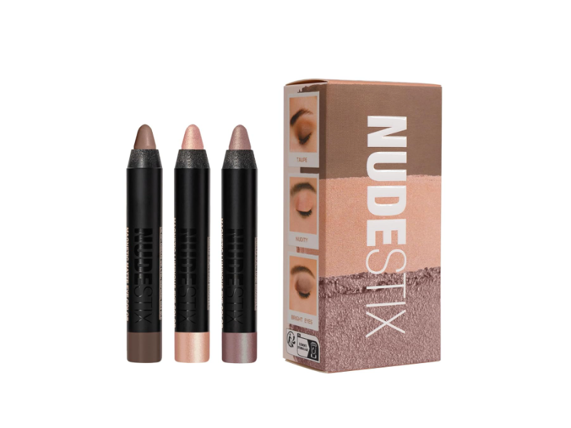 Nudestix Bright Nude Eyes Kit, 0.088 oz/2.5 g, 3 Count