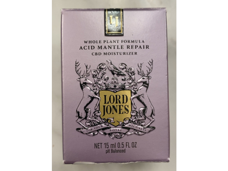 Lord Jones Acid Mantle Repair Cbd Moisturizer, 0.5 fl oz/15 mL