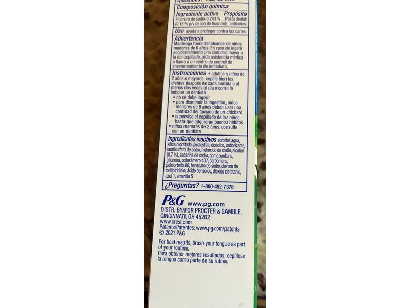 Crest Plus Premium Scope Active Foam + Whitening Toothpaste, Long Lasting Mint, 5.2 oz/147 g, Pack Of 3