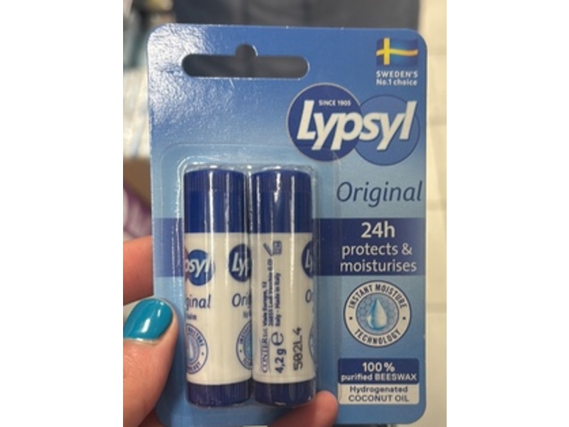 Lypsyl Lip Balm, Original, 4.2 g, 2 Pack