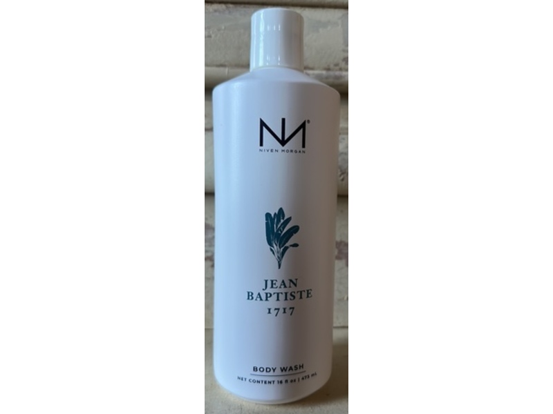 Niven Morgan Jean Baptiste 1717 Body Wash, 16 fl oz/473 mL